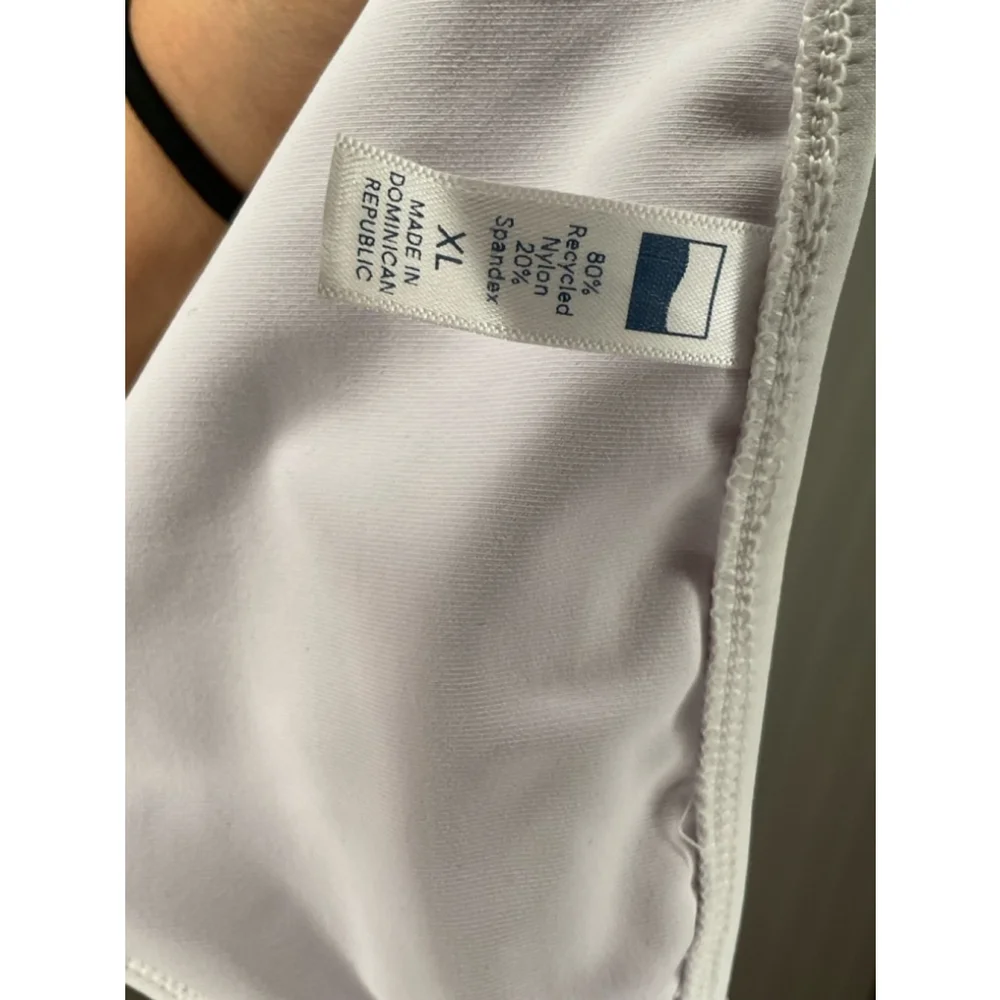 Women NWT Cheeky Bikini Bottom XL White